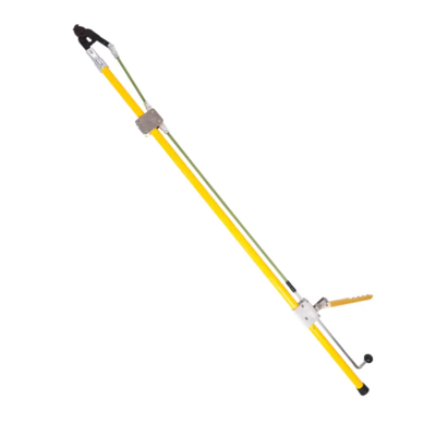 Cable cutter with insulated hot stick